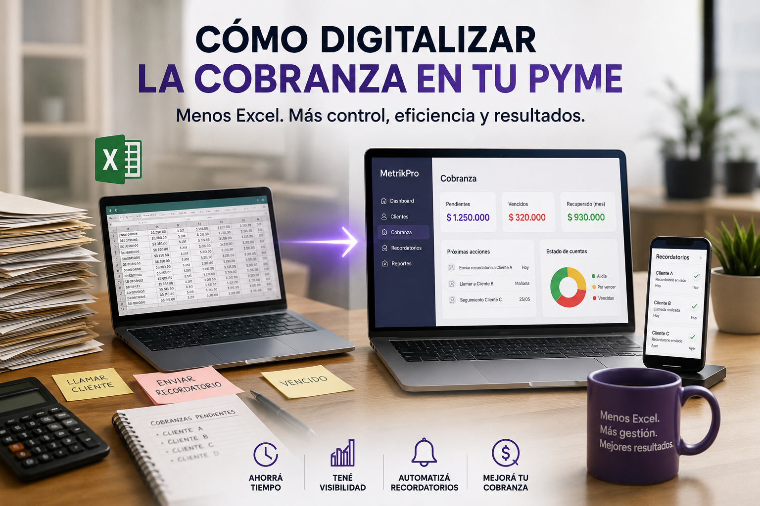 Cómo digitalizar la cobranza de tu PyME sin que la tecnología te complique más
