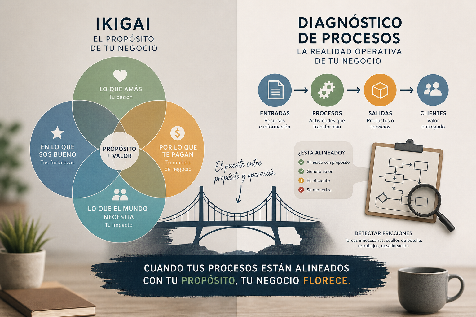 Tu negocio tiene procesos de sobra. Lo que le falta es saber cuáles valen.