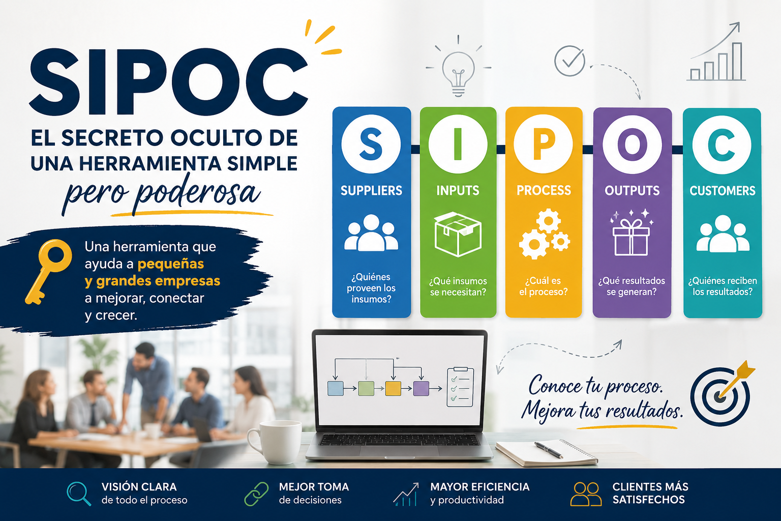 El poder oculto del SIPOC: cómo usarlo para descubrir dónde se rompen tus procesos