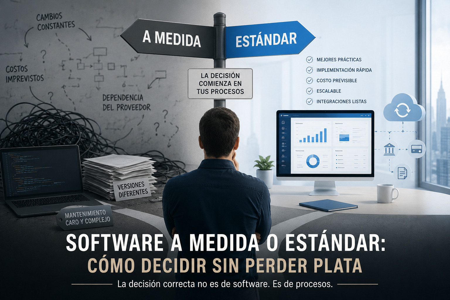Software a medida o estándar: cómo decidir sin perder plata