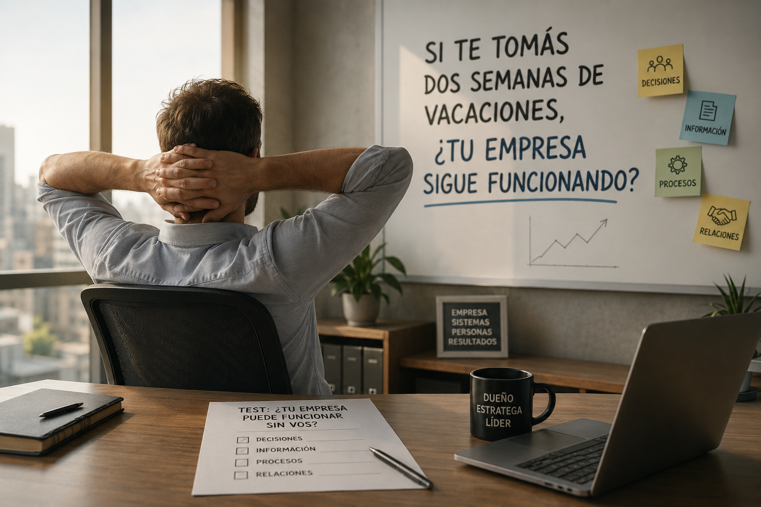 Si te tomás dos semanas de vacaciones, ¿tu empresa sigue funcionando?