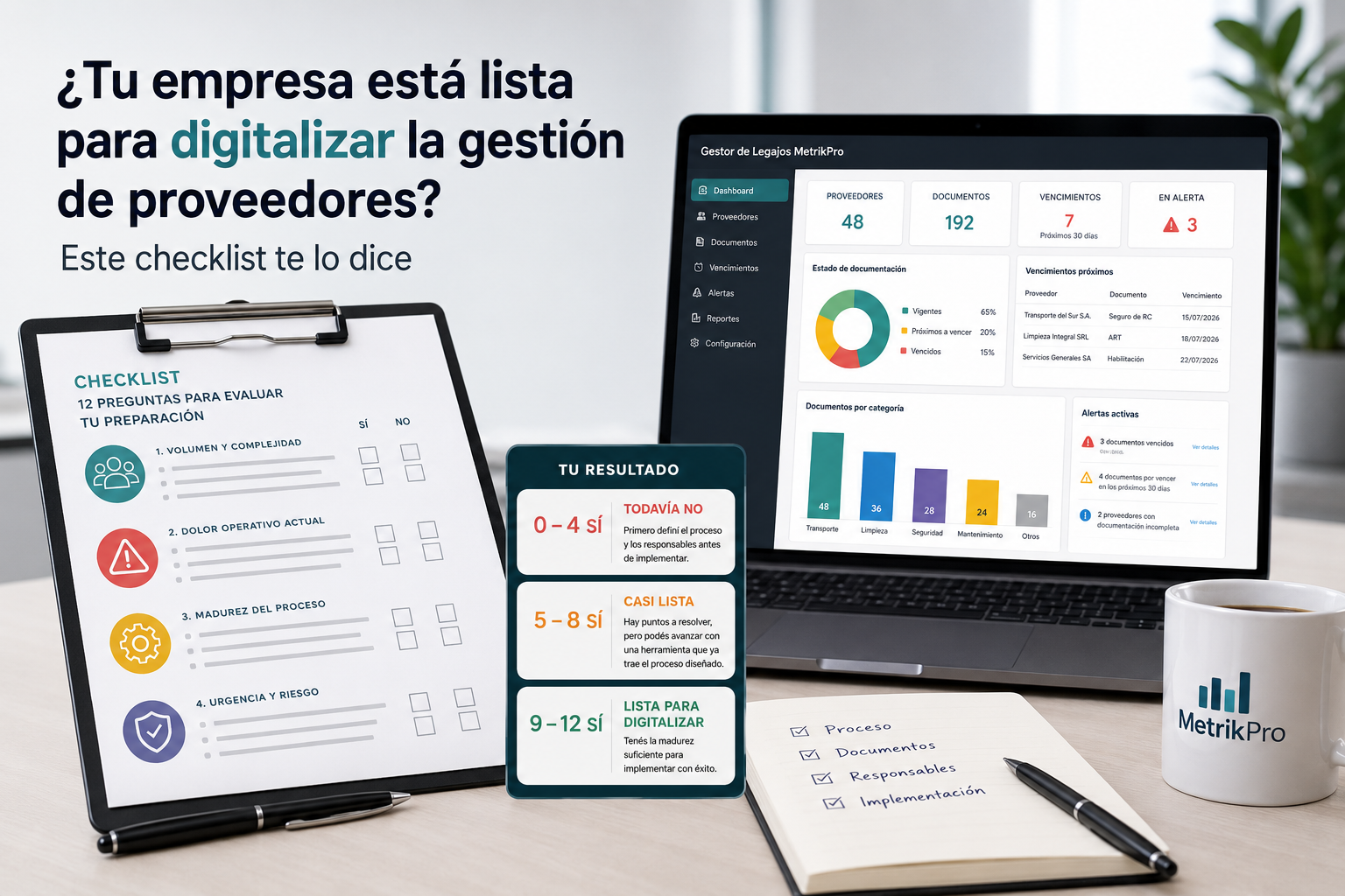 ¿Tu empresa está lista para digitalizar la gestión de proveedores? Este checklist te lo dice