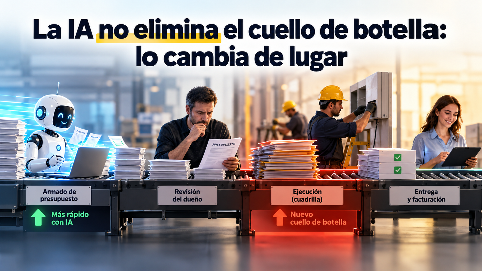 La IA no elimina el cuello de botella: lo cambia de lugar